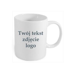 Biały kubek ceramiczny
